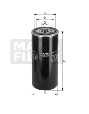 Mann-Filter - WD 962/24 - Oil filter (spin-on)