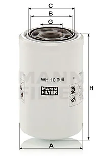 Mann-Filter - WH 10 008 - Oil filter