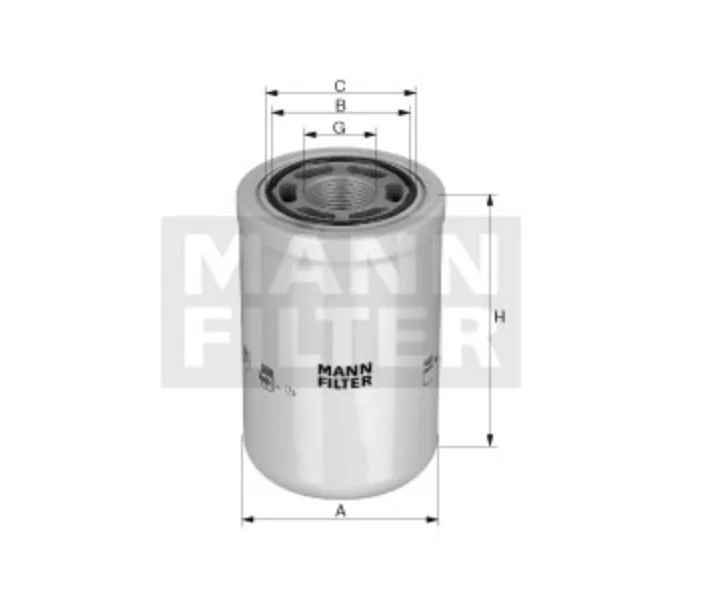 Mann-Filter - WH 11 001 x - Oil filter (spin-on)