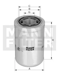 Mann-Filter - WH 1263 - Oil filter