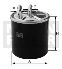 Mann-Filter - WK 11 024 - Fuel filter in-line