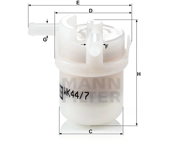 Mann-Filter - WK 44/7 - Fuel filter