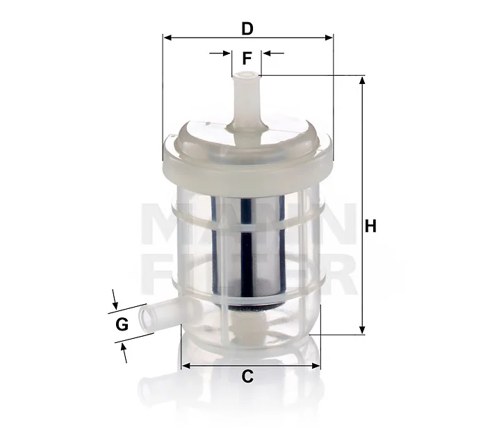 Mann-Filter - WK 5028 - Fuel filter in-line