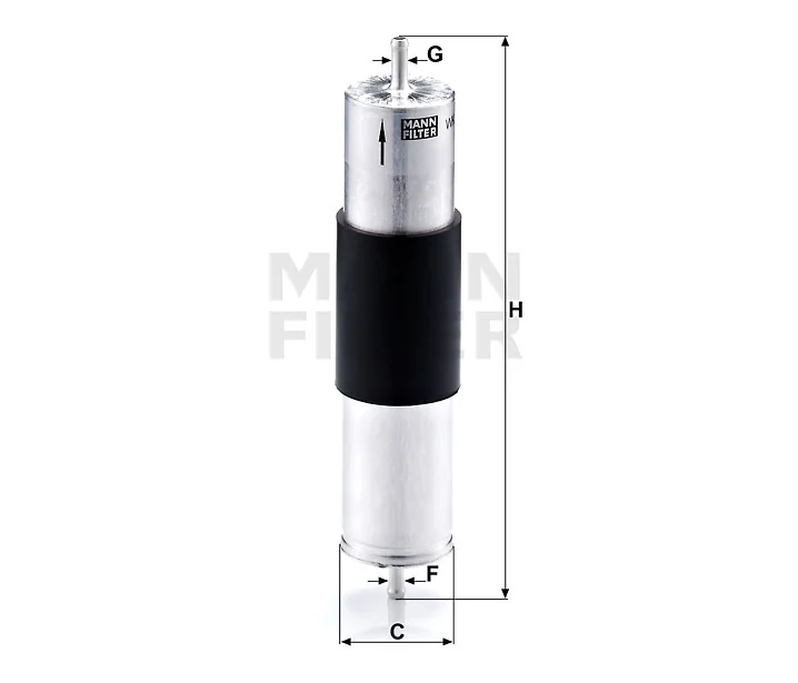 Mann-Filter - WK 521/3 - Fuel filter