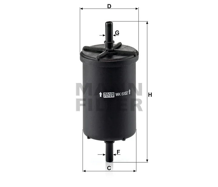 Mann-Filter - WK 6002 - Fuel filter