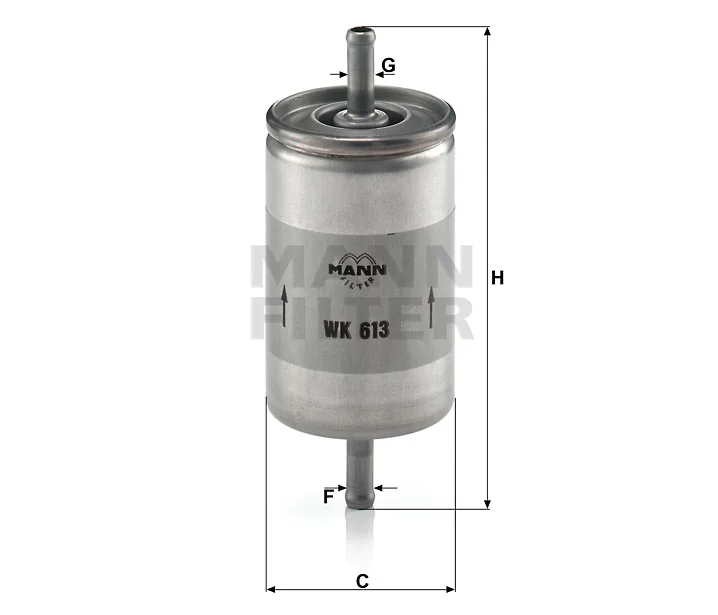 Mann-Filter - WK 613 - Fuel filter