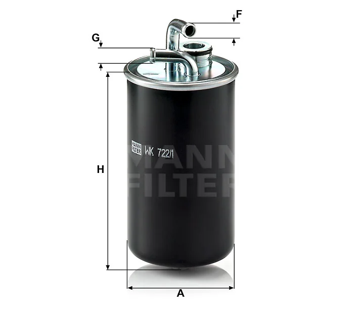 Mann-Filter - WK 722/1 - Fuel filter