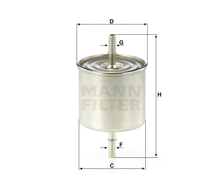Mann-Filter - WK 8046 - Fuel filter in-line