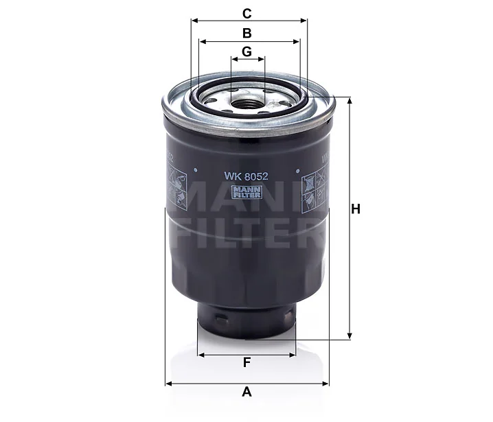 Mann-Filter - WK 8052 z - Fuel filter