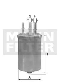 Mann-Filter - WK 8069 - Fuel filter in-line
