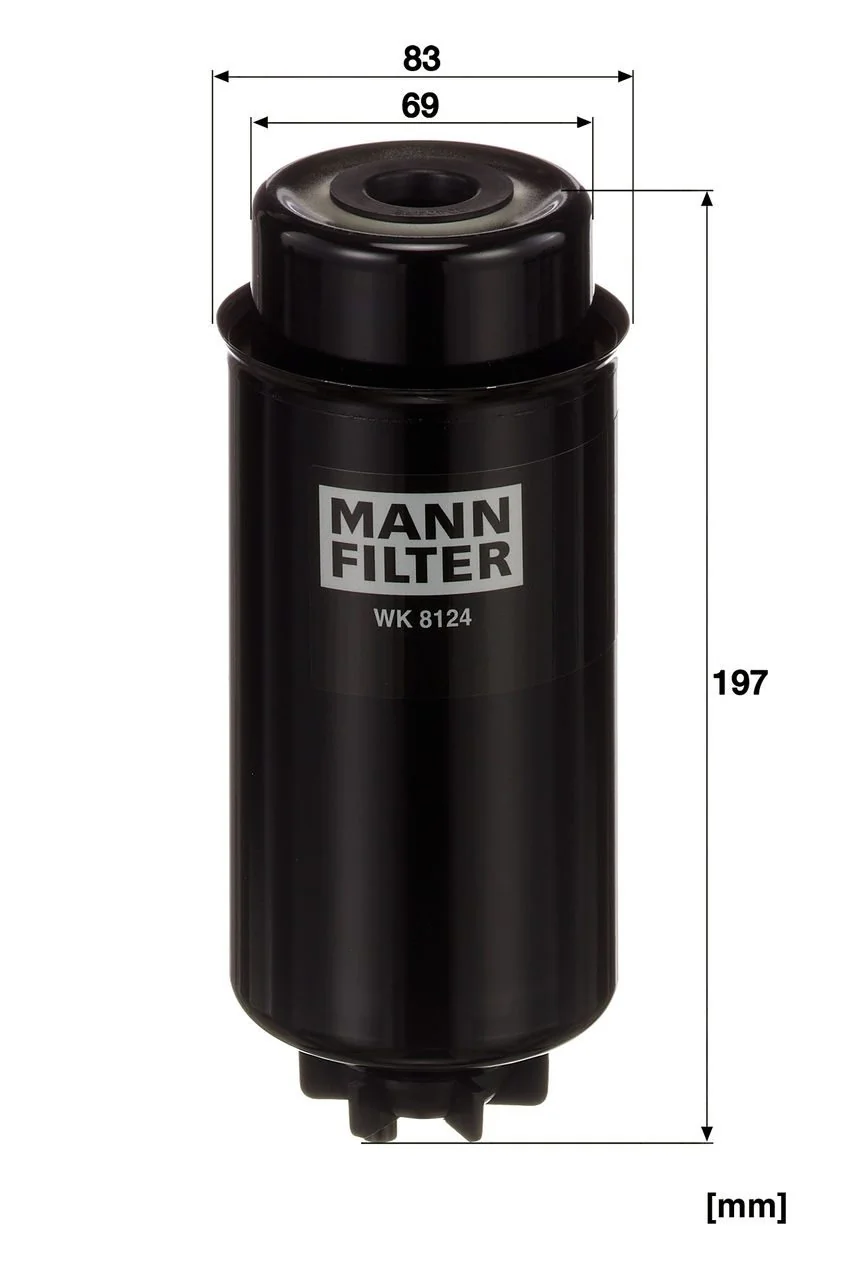 Mann-Filter - WK 8124 - Fuel filter spin-on