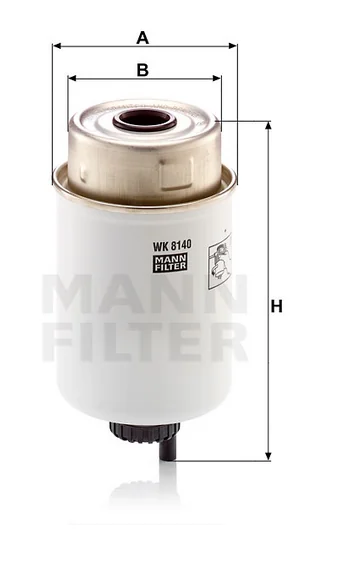 Mann-Filter - WK 8140 - Fuel filter