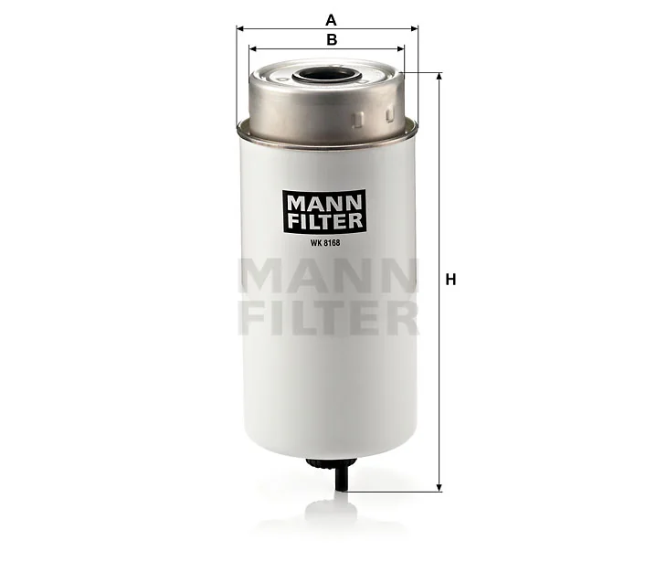 Mann-Filter - WK 8168 - Fuel filter spin-on