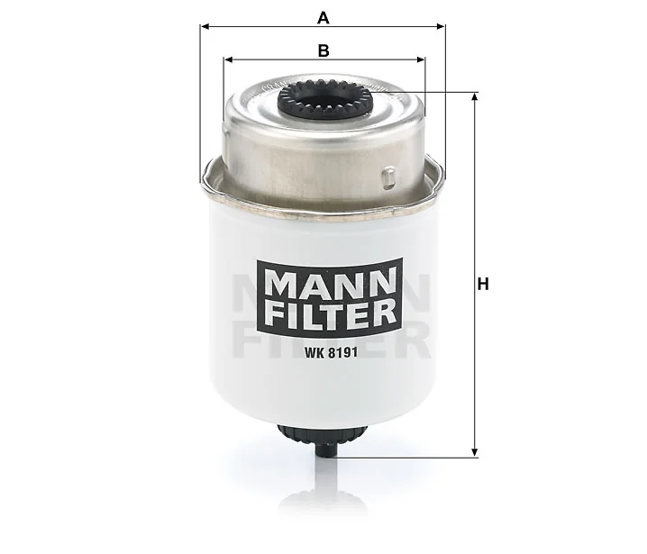 Mann-Filter - WK 8191 - Fuel filter spin-on