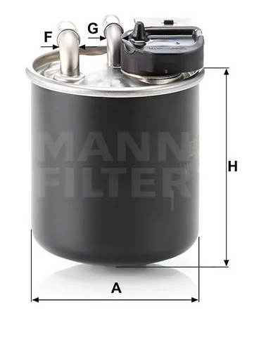 Mann-Filter - WK 820/16 - Fuel filter