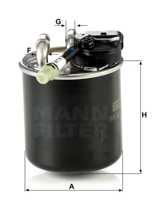 Mann-Filter - WK 820/17 - Fuel filter