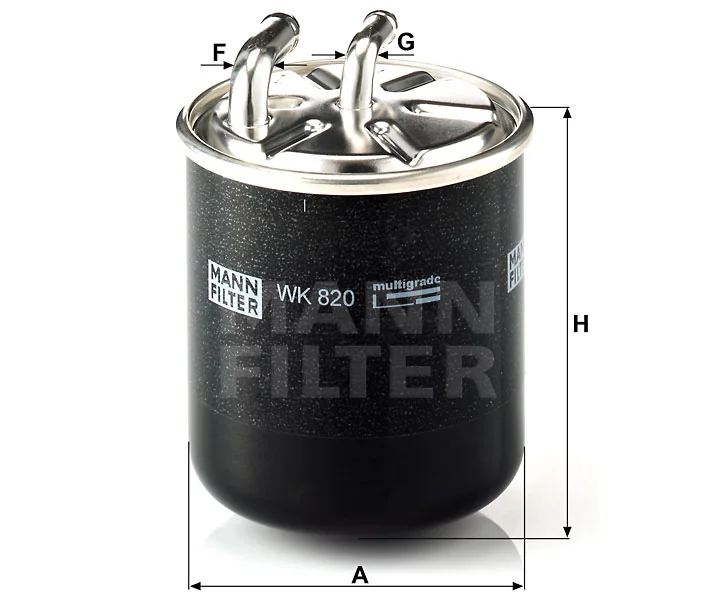 Mann-Filter - WK 820 - Fuel filter