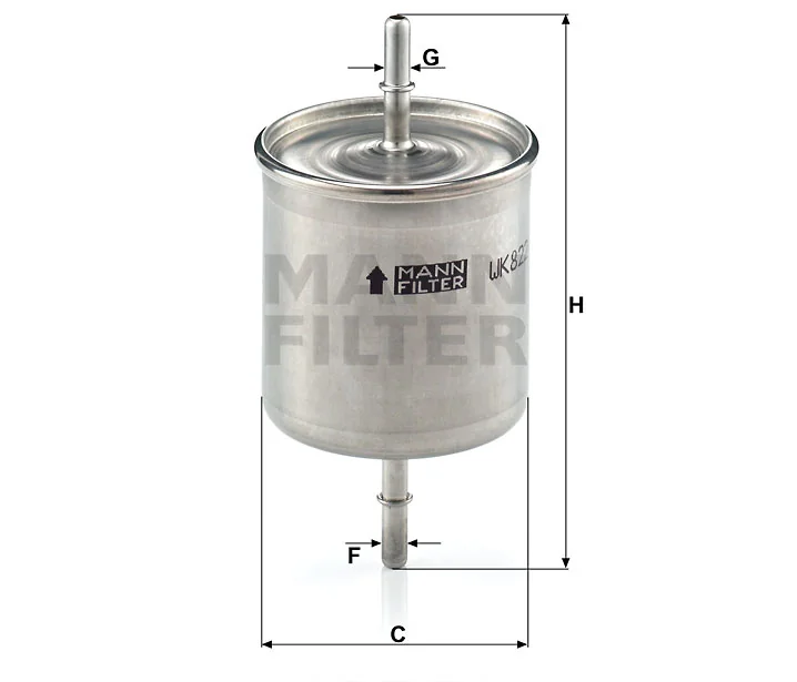 Mann-Filter - WK 822/2 - Fuel filter