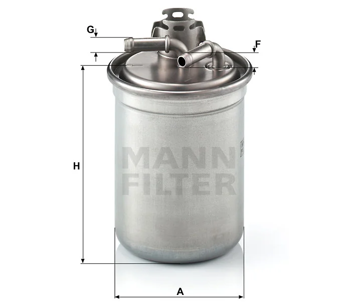 Mann-Filter - WK 823/3 x - Fuel filter