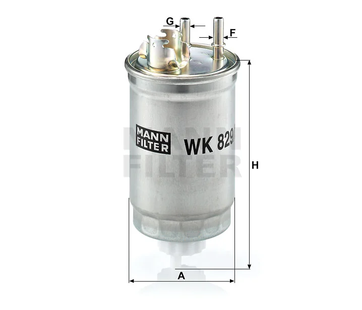 Mann-Filter - WK 829/2 - Fuel filter