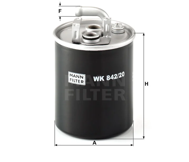 Mann-Filter - WK 842/20 - Fuel filter