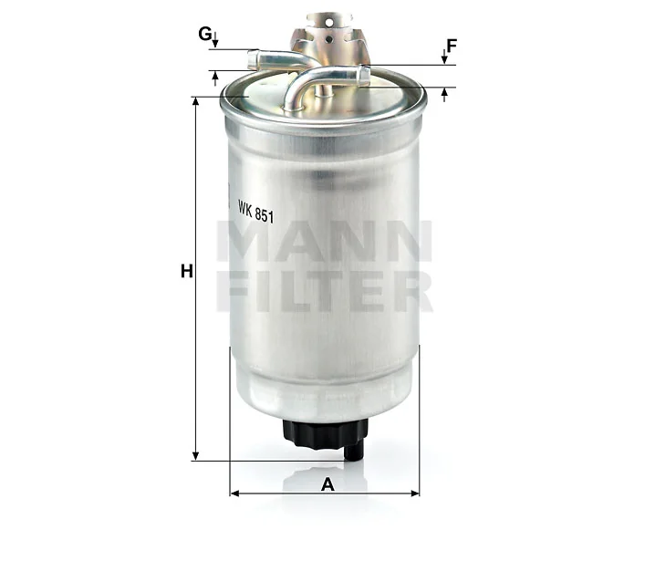 Mann-Filter - WK 851 - Fuel filter