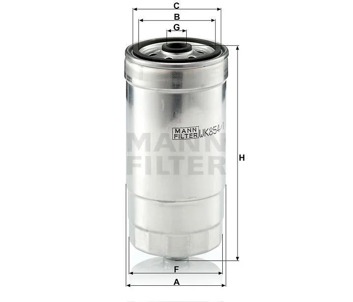 Mann-Filter - WK 854/1 - Fuel filter