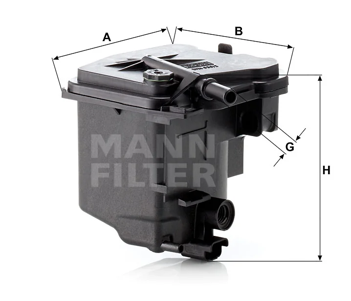 Mann-Filter - WK 939/2 z - Fuel filter in-line
