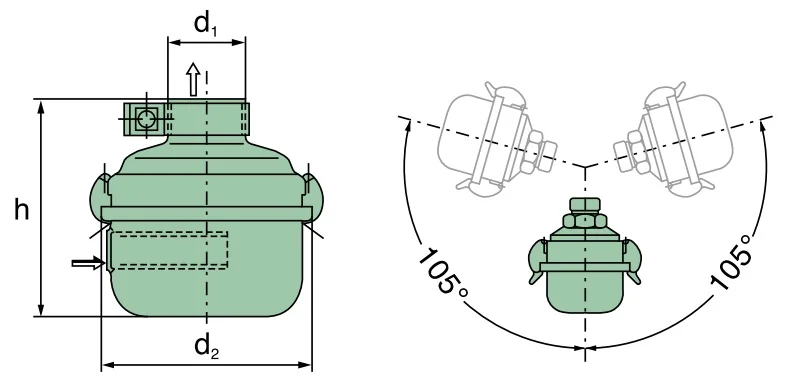 Mann Hummel - 41 015 87 159 - Luftfilter (Dämpferfilter NW40)