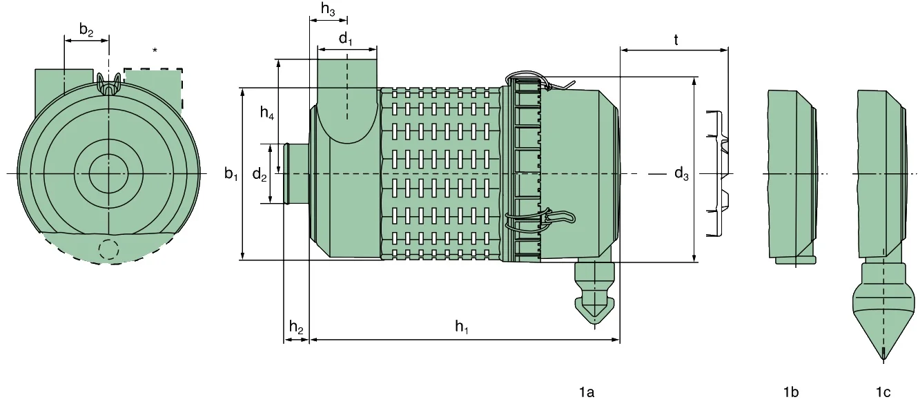 Mann Hummel - 45 500 92 940 - Luftfilter (Europiclon)
