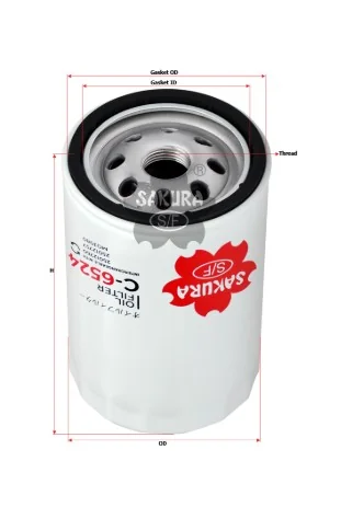 Sakura - C-6524 - Oil filter element