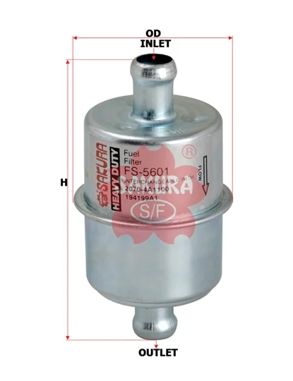 Sakura - FS-5601 - Fuel filter in-line