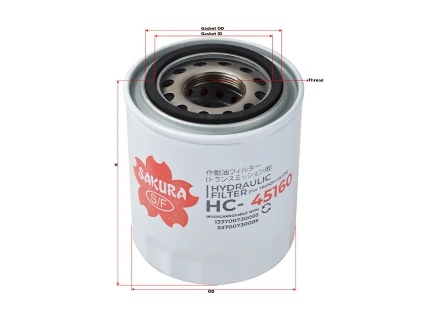Sakura - HC-45160 - Hydraulic filter spin-on