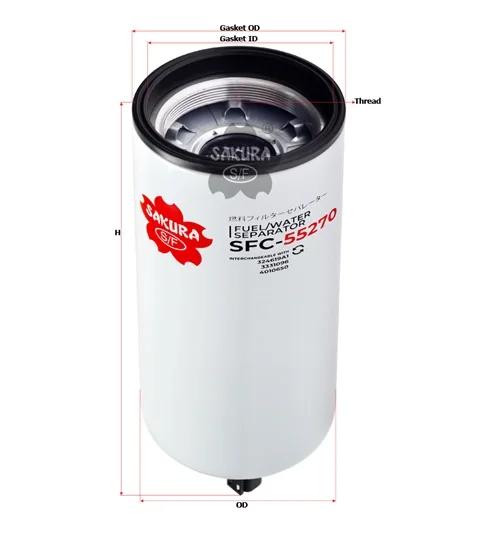 Sakura - SFC-55270 - Fuel filter element