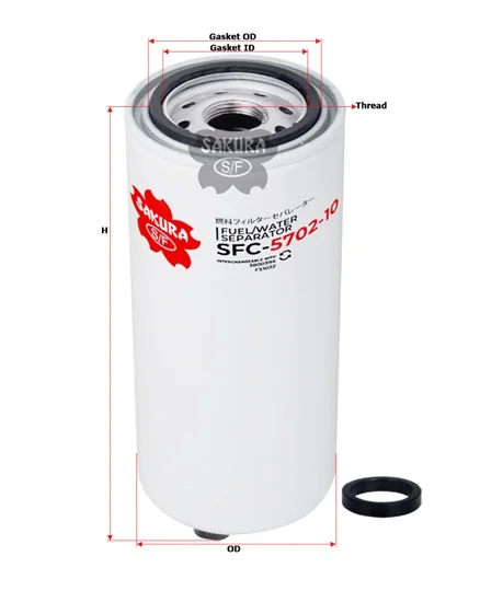Sakura - SFC-5702-10 - Fuel filter element