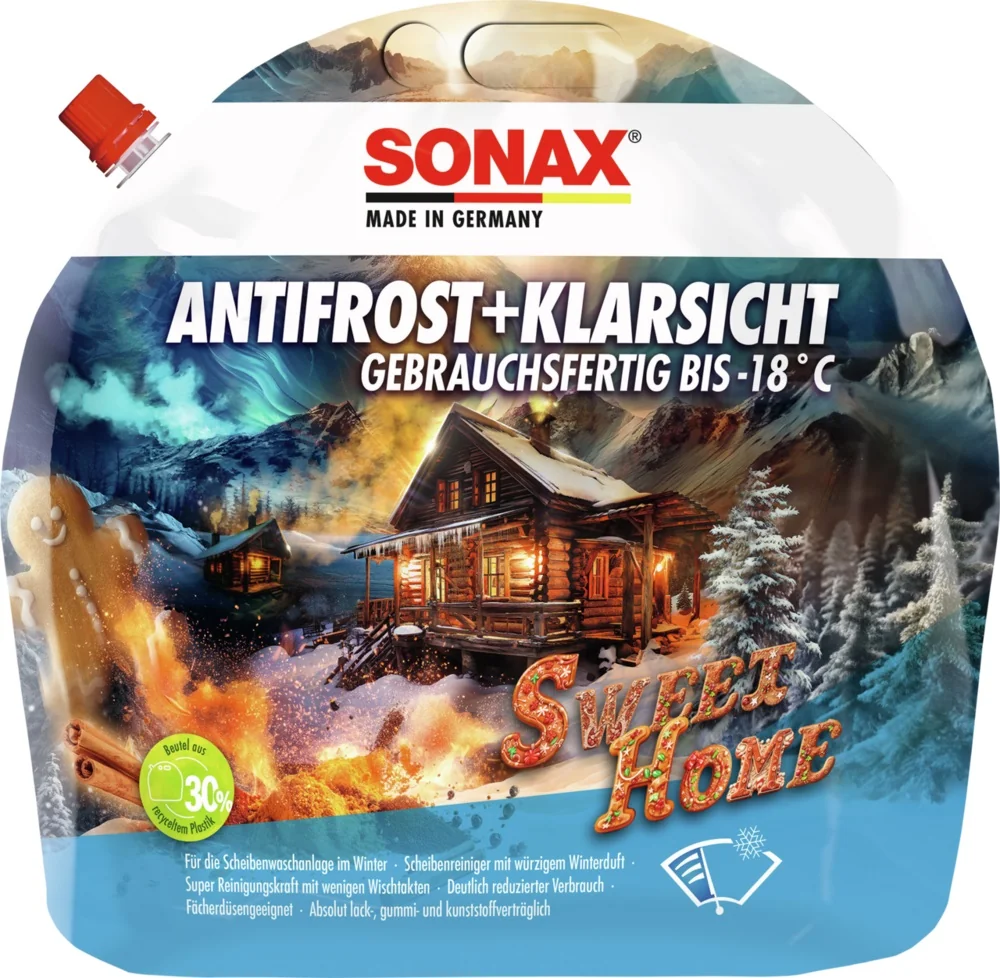 Sonax - SONAX Anti Frost + KlarSicht - Sonax anti-frost + clear view down to -18 °c sweet home - 3 liters