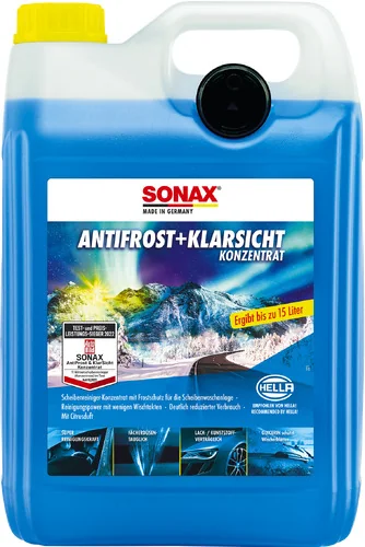 Sonax - SONAX Anti Frost + KlarSicht - Sonax antifrost+clearview concentrate citrus - 5 l
