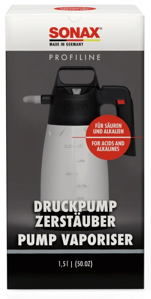 Sonax - SONAX Druckpump Zerstäuber - Sonax pressure pump atomizer for acids + alkalis