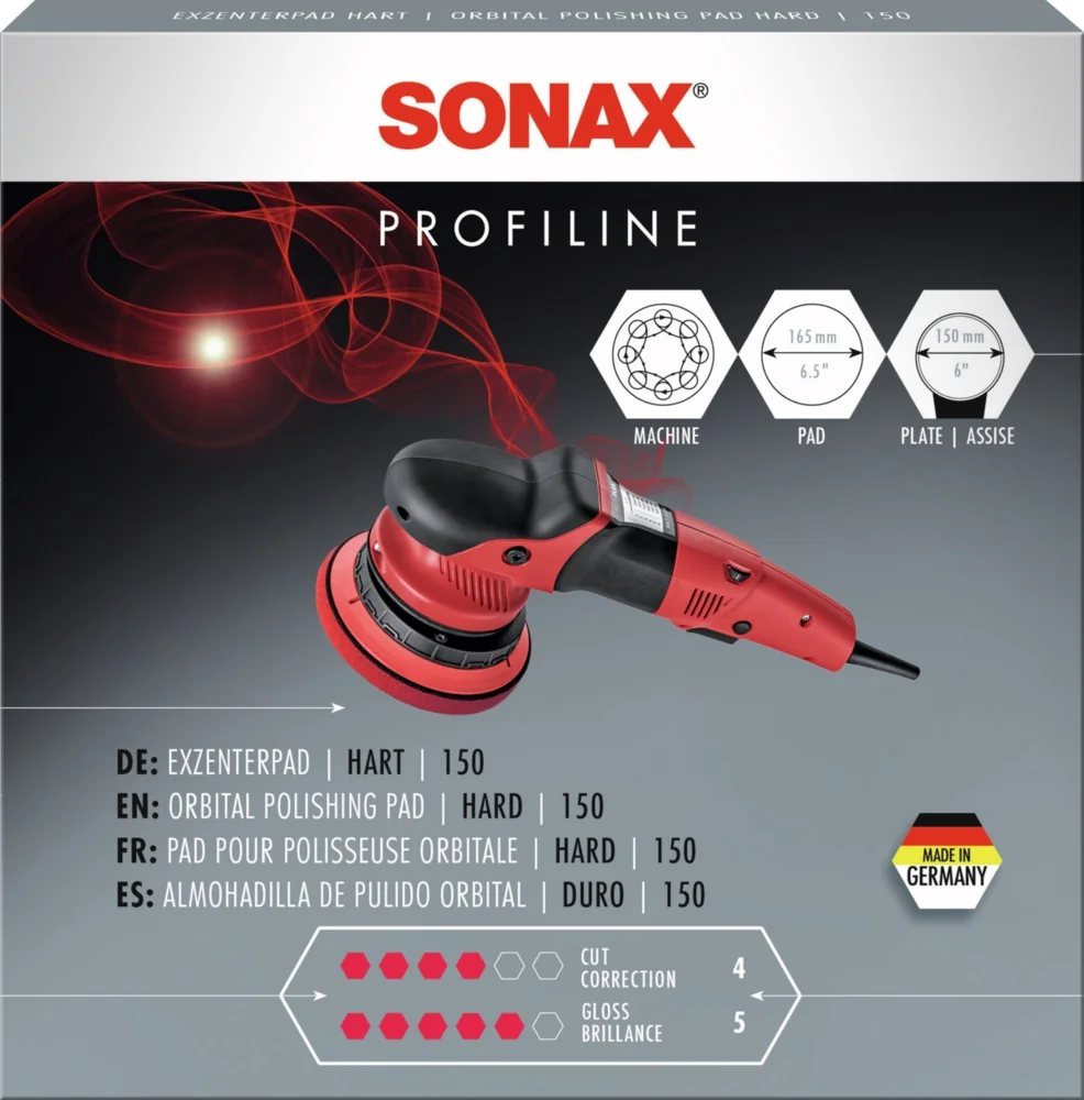 Sonax - SONAX ExzenterPad hart 150 - Sonax hard centrifugal pad 150