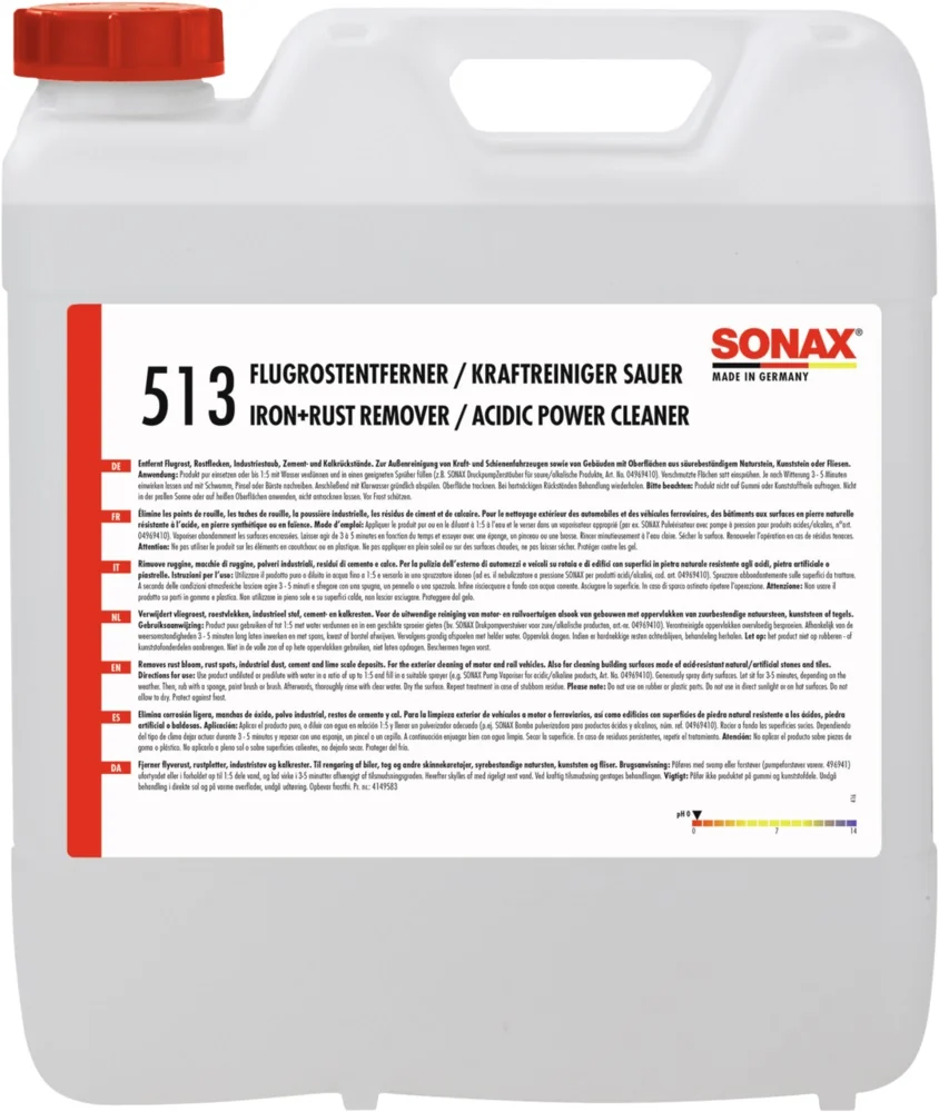 Sonax - SONAX Flugrostentferner spezial - 10 Ltr - Sonax rust remover special - 10 l