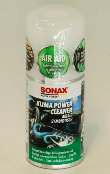 Sonax - SONAX KlimaPowerCleaner - Sonax air conditioning power cleaner airaid symbiotic aerosol spray, 100 ml