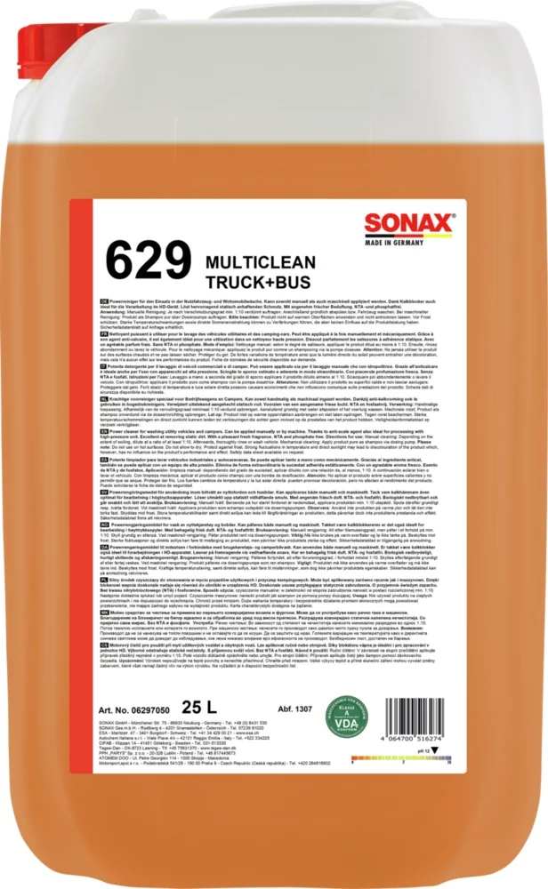 Sonax - SONAX MultiClean Truck+Bus - 25 Ltr - Sonax multiclean truck+bus - 25 l