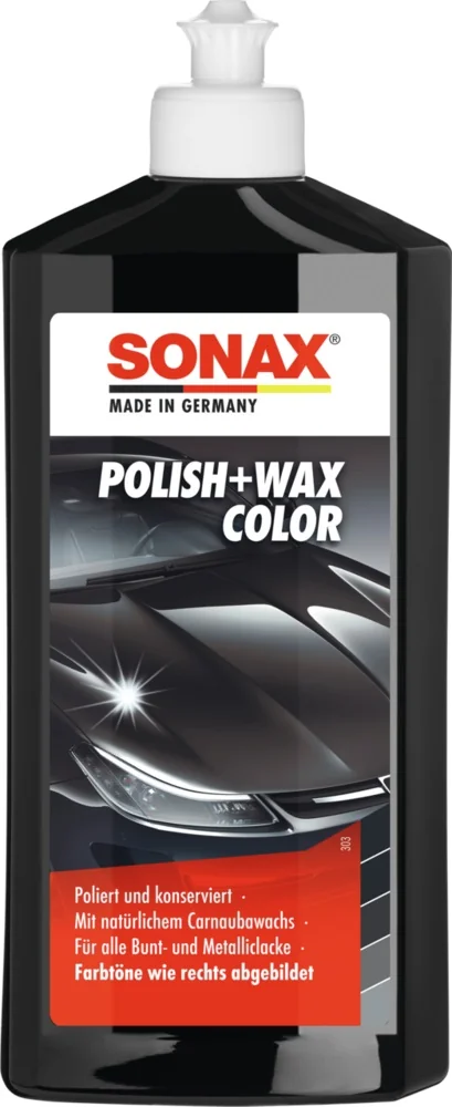 Sonax - SONAX Polish+Wax Color schwarz - 500 ml - Sonax polish+wax color black - 500 ml