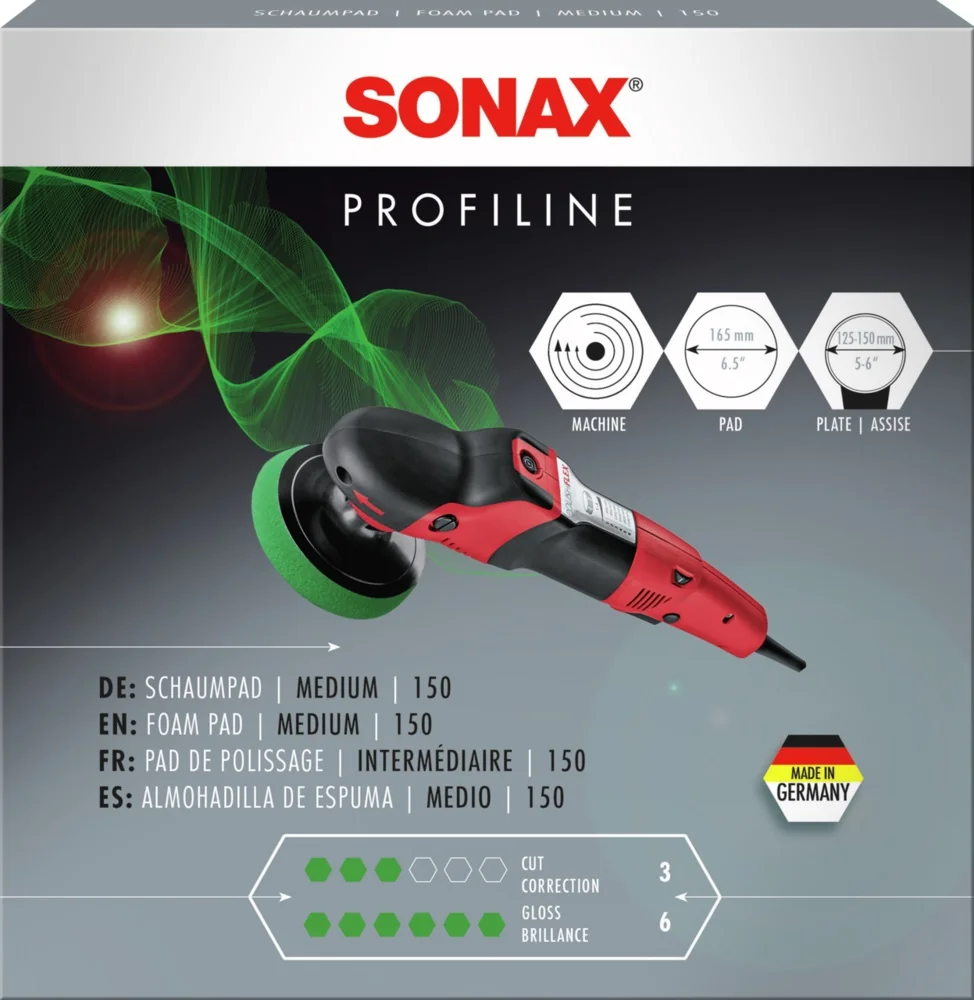 Sonax - SONAX SchaumPad medium 150 - Sonax foam pad medium 150