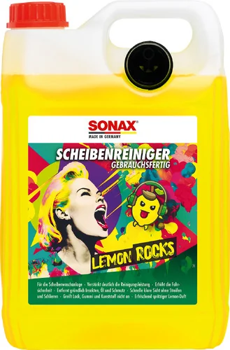 Sonax - SONAX Scheibenreiniger gebrauchsfertig - Sonax windshield cleaner ready to use lemon rocks - 5 liters