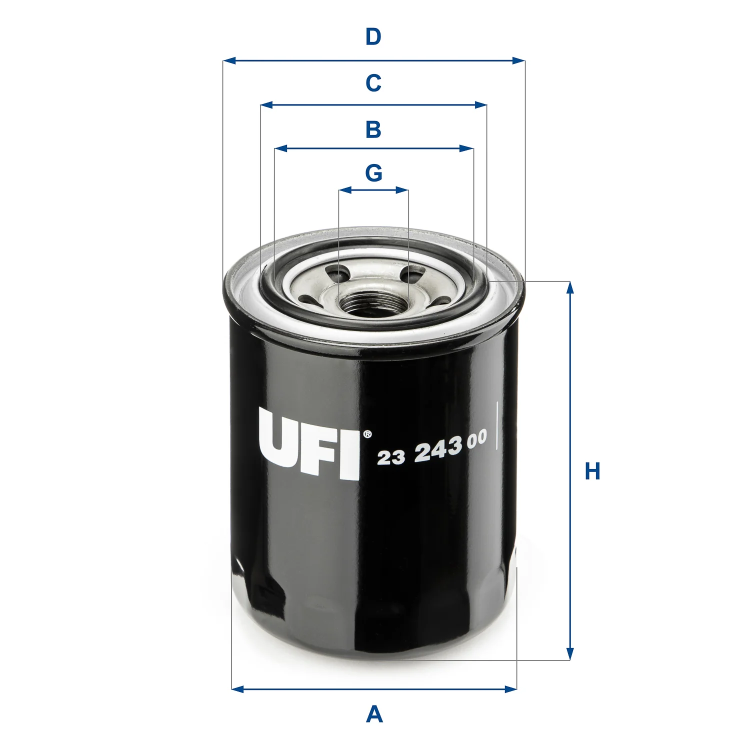 UFI Filters - 23.243.00 - Oil filter spin-on