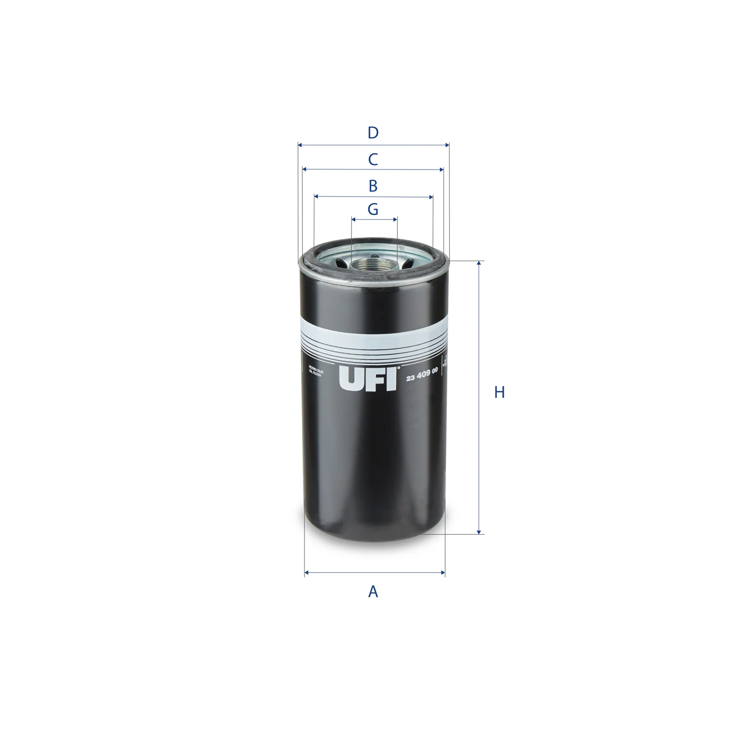 UFI Filters - 23.409.00 - Oil filter spin-on