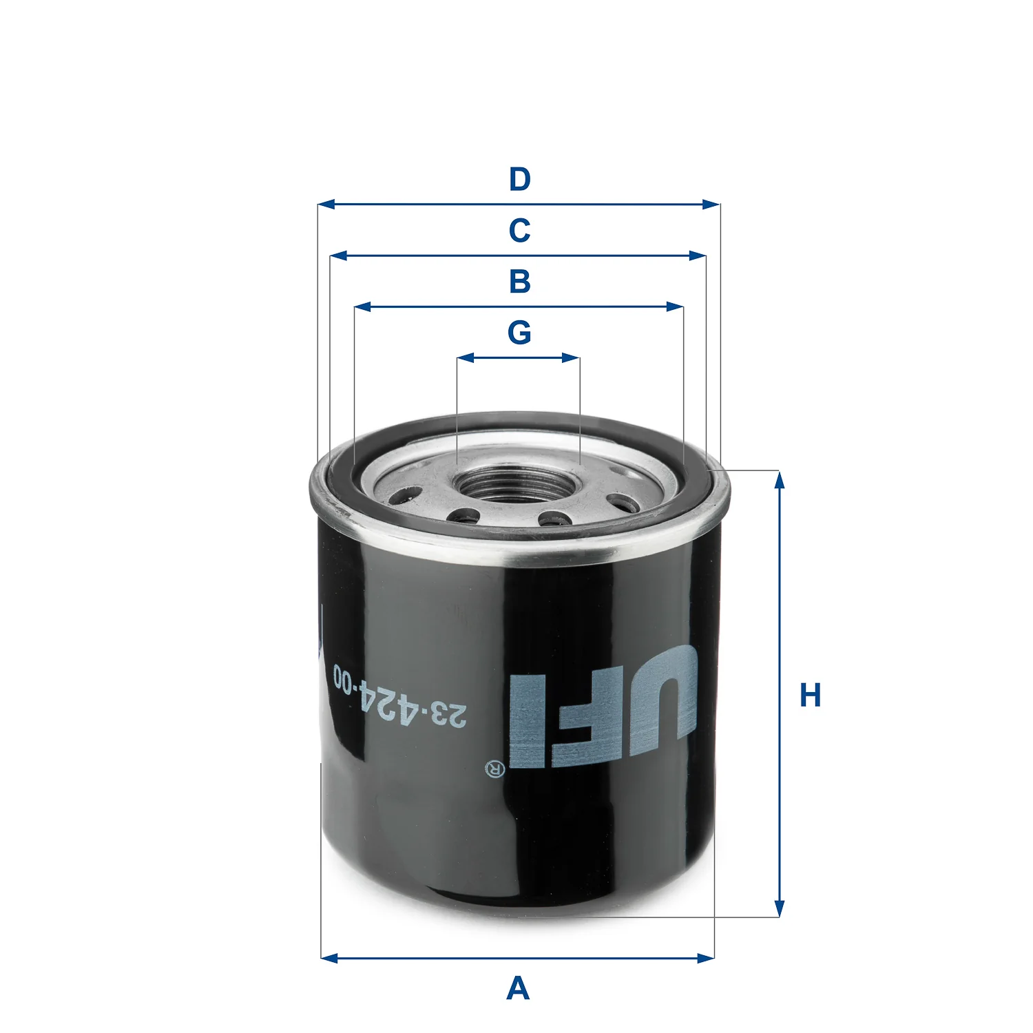 UFI Filters - 23.424.00 - Oil filter spin-on