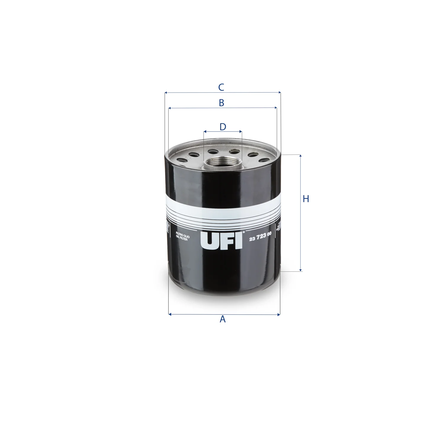 UFI Filters - 23.723.00 - Oil filter spin-on