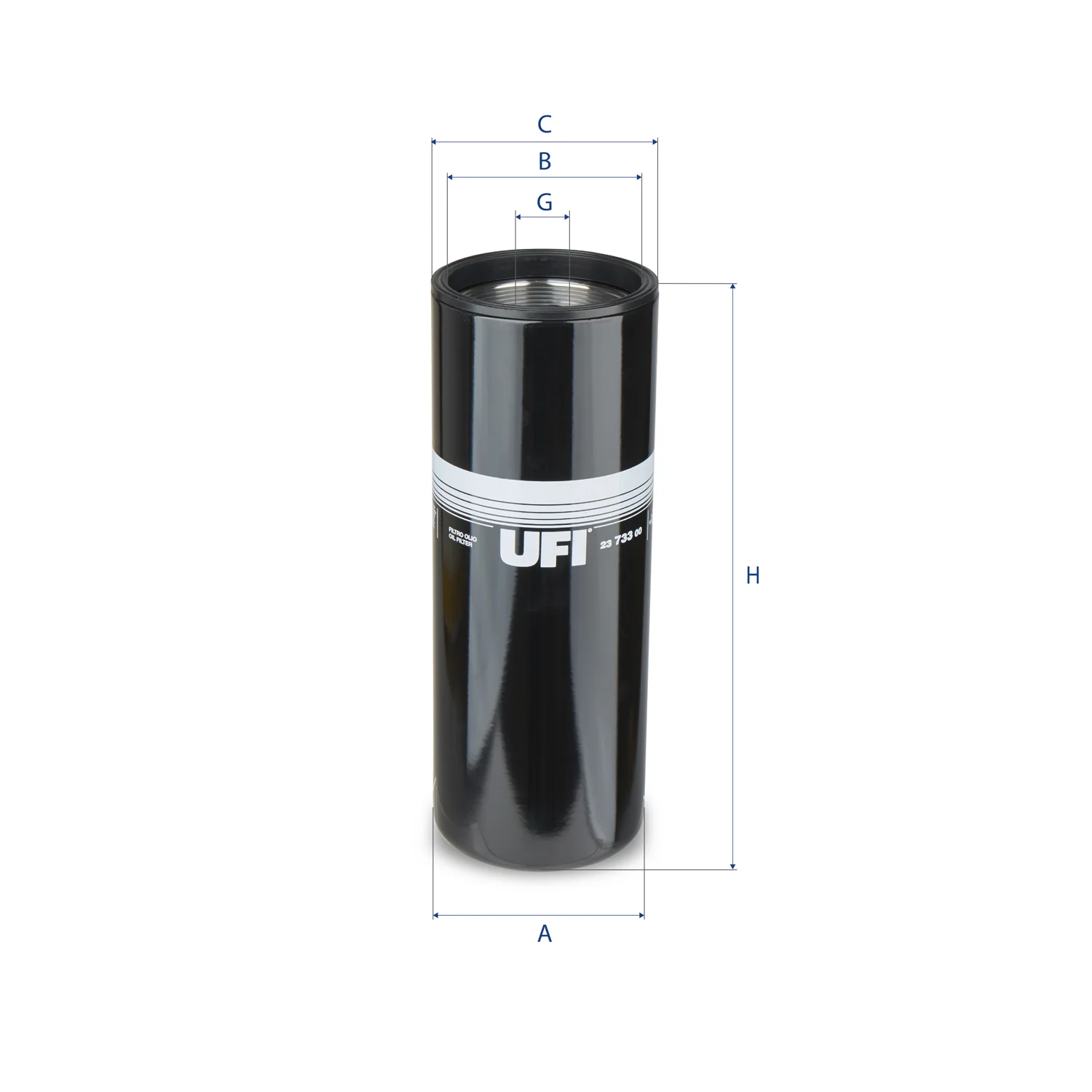 UFI Filters - 23.733.00 - Oil filter spin-on